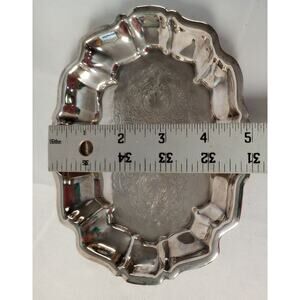 Vintage Wallace 1530 silverplated footed dish, A05